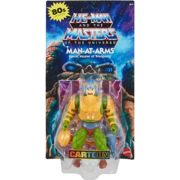 Masters of the Universe Man-At-Arms Action Figure with Mini-Comic