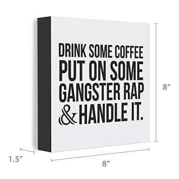 Funny Office Kitchen Desk Decoration Coffee Sign