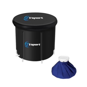 Vsport Ice Bath Tub for Hot and Cold Therapy Recovery