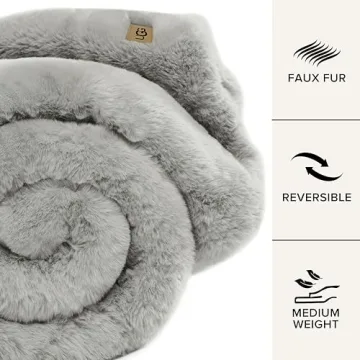 Luxury UGG Faux Fur Throw Blanket - Soft & Machine Washable