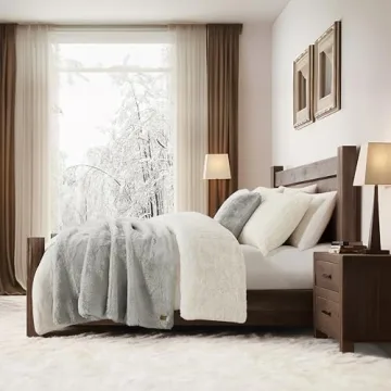 Luxury UGG Faux Fur Throw Blanket - Soft & Machine Washable