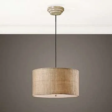 Uttermost Dafina Drum Pendant with 3 Lights