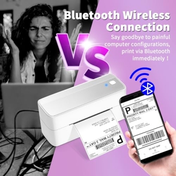 ASprink 241BT Bluetooth Shipping Label Printer