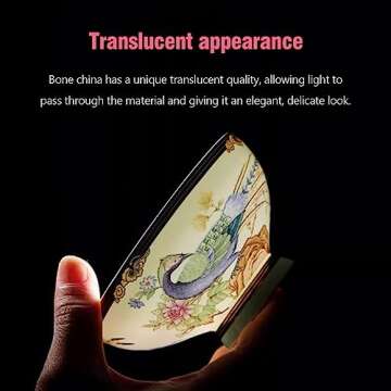 Elegant ACMLIFE Bone China Dinnerware Set for Kitchen