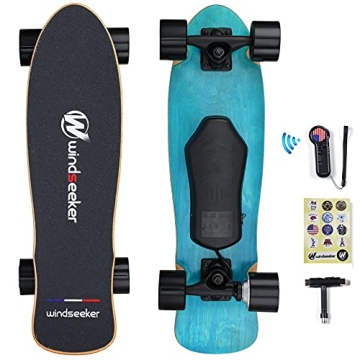 350W Electric Skateboard - 12.4 MPH, Portable & Fun