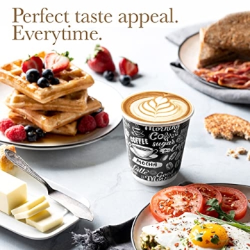 Shop 8 Oz Disposable Hot Coffee Cups with Lids 50 Pack