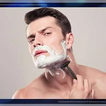 Jutom 200 Pcs 200 Pcs Twin Blade Disposable Steel Razors Bulk for Men Women Homeless Stainless Shaving Razor with Clear Safety Cap for Hotel Travel Camping Charity Apartment