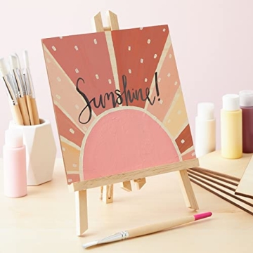 8 Pack 8x8 Wood Squares for DIY Crafts and More