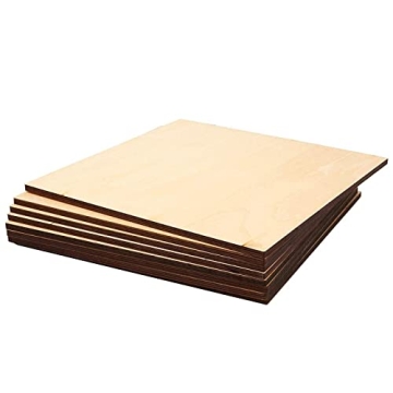 8 Pack 8x8 Wood Squares for DIY Crafts and More