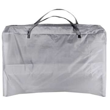 Venice Child California Dreaming Bedside Crib Bassinet w/Travel Case, Bamboo Bassinet Sheet, Removable Bamboo Compressed Cotton Mattress, Height Adjustable, Easy Clean - White