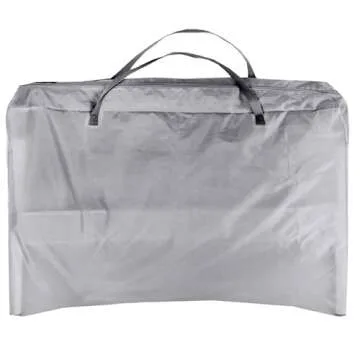 Venice Child California Dreaming Bedside Crib Bassinet w/Travel Case, Bamboo Bassinet Sheet, Removable Bamboo Compressed Cotton Mattress, Height Adjustable, Easy Clean - White