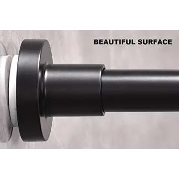 Stylish & Durable BRIOFOX Tension Shower Rod - 27-43 Inches