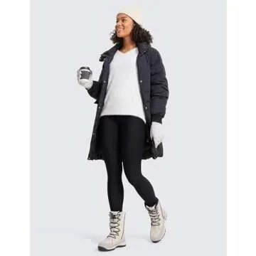 CRZ Yoga Women's Thermal Fleece Lined Leggings for Winter