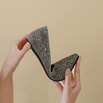 Stylish Women’s Rhinestone Ballet Flats with Comfort In Mind