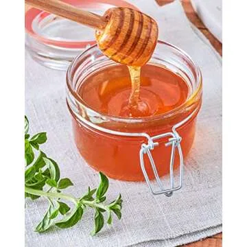 Elegant Honey Dipper Wooden Stick for Perfect Drizzling