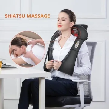 Shiatsu Neck & Shoulder Massager - Snailax with Heat