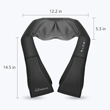 Shiatsu Neck & Shoulder Massager - Snailax with Heat