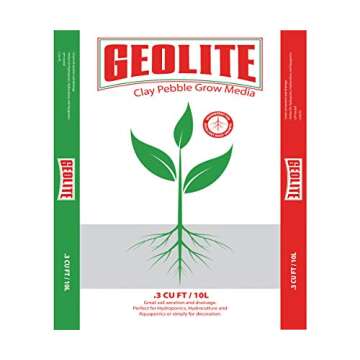 GEOLITE GMGC10L, Clay Pebbles, Brown, 10 Liters