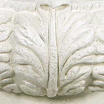 Design Toscano NE9160081 Boboli Architectural Garden Urn, Set of Two, Antique Stone Finish