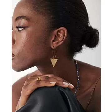 Elegant SOFYBJA Boho Triangle Dangle Drop Earrings