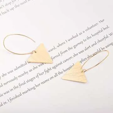 Elegant SOFYBJA Boho Triangle Dangle Drop Earrings