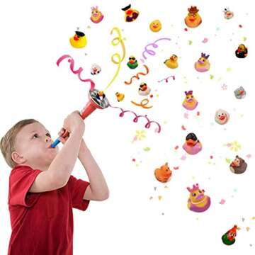 XY-WQ Rubber Duck 50 Pack for Jeeps Bath Toy Assortment - 2.3 Inch Bulk Floater Duck for Kids - Baby...