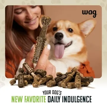 Wag Dental Chews for Dogs - Large Size, 24 Count