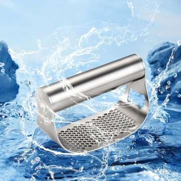 Garlic Press Stainless Steel Mincer Crusher with Opener