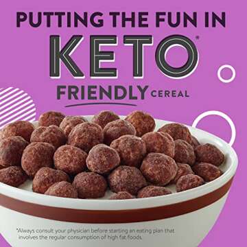 Wonderworks Keto Cereal - Chocolate - 3g Net Carbs - 10.2oz