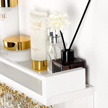 Zhithink Stylish Wall Mounted Jewelry Holder with Hooks