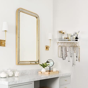 Zhithink Stylish Wall Mounted Jewelry Holder with Hooks