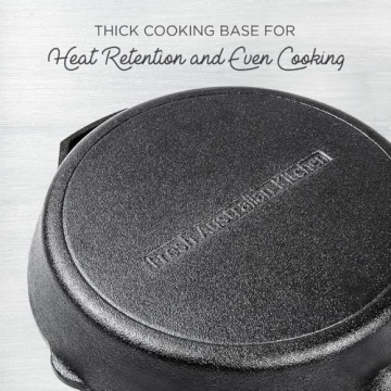 12 Inch Cast Iron Skillet Nonstick Pre-Seasoned Cookware