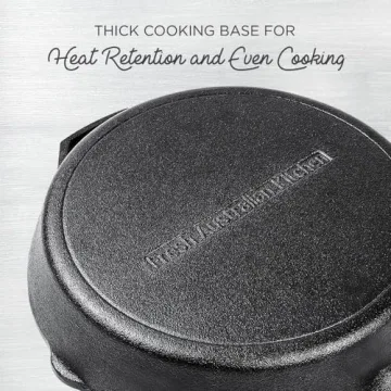 12 Inch Cast Iron Skillet Nonstick Pre-Seasoned Cookware