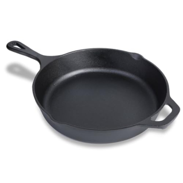12 Inch Cast Iron Skillet Nonstick Pre-Seasoned Cookware