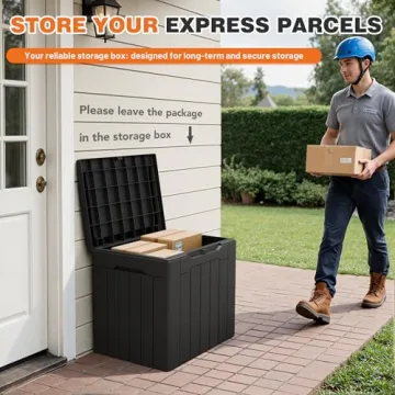 Acurax 32 Gallon Waterproof Deck Box Storage Solution