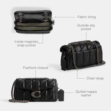 Buy Coach Quilted Tabby Shoulder Bag 20 in V5/Black