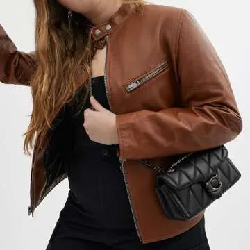 Buy Coach Quilted Tabby Shoulder Bag 20 in V5/Black