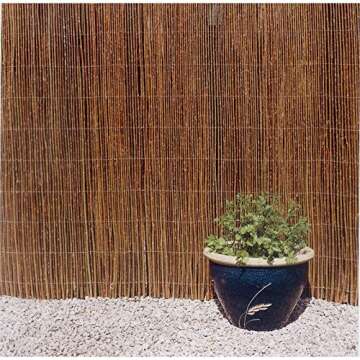 Eco-friendly Willow Rolled Panel Fence for Gardens