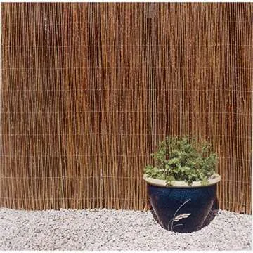 Eco-friendly Willow Rolled Panel Fence for Gardens