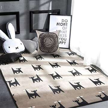 Mugod Norse Triple Horn Decorative Pillow Cover 18x18 Inch