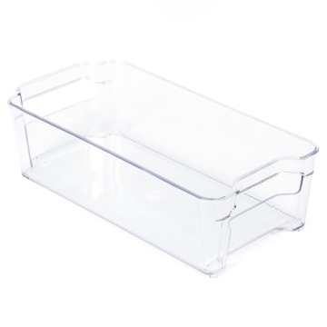 Smart Design Stackable Refrigerator Bins Set of 4