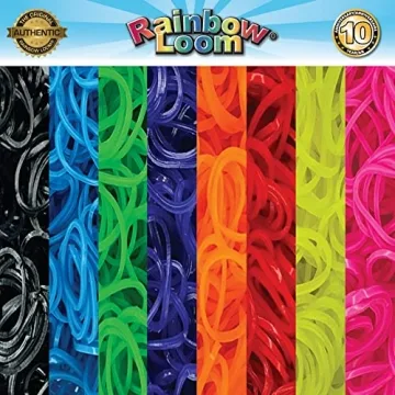 Rainbow Loom Treasure Box NEON Edition, Create with 8000 Bands