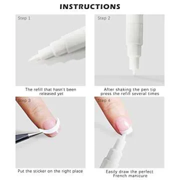 Nail Art Stickers & Polish Pens for Elegant Nails