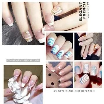 Nail Art Stickers & Polish Pens for Elegant Nails
