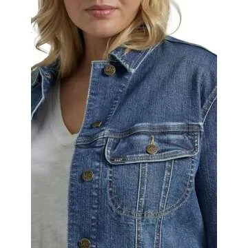 Lee Plus Size Legendary Rider Denim Jacket for Women