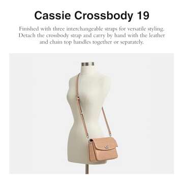 Elegant Coach Embossed Croc Cassie Crossbody 19 Handbag