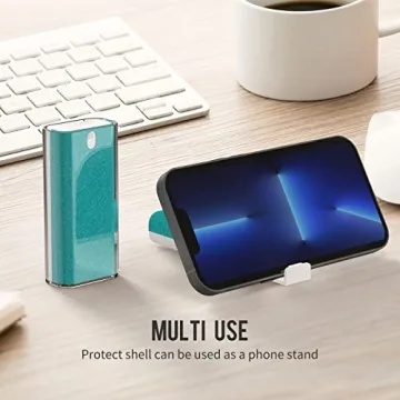 CLICK CLEAN Touchscreen Mist Cleaner Phone Stand Blue