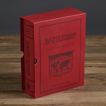 Battleship Vintage Bookshelf Edition Elegant Game