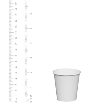 GUSTO 3 oz Small Paper Bathroom Cups for Daily Use