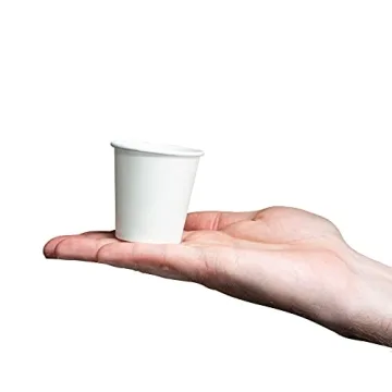 GUSTO 3 oz Small Paper Bathroom Cups for Daily Use